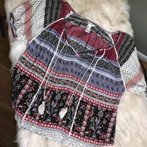 Forever 21 peasant top